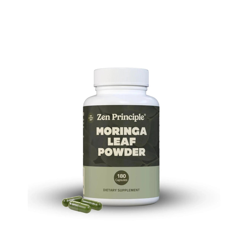 Zen Principle Organic Moringa Oleifera. Ultra-Premium. Provides an All Natural Energy Boost and Multi-Vitamin Zen Principle Au supplements