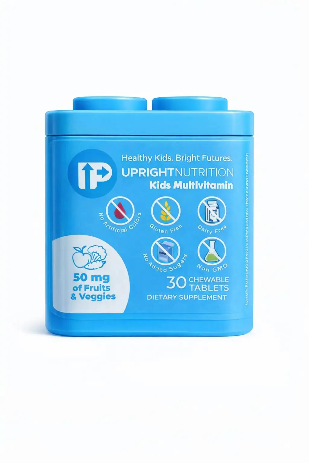 Upright Nutrition Children's Multivitamin | 30 Day Supply | Chewable, Sugar-Free | 17+ Essential Vitamins & Minerals with 50mg of Fruits & Veggies Upright Nutrition Au supplements