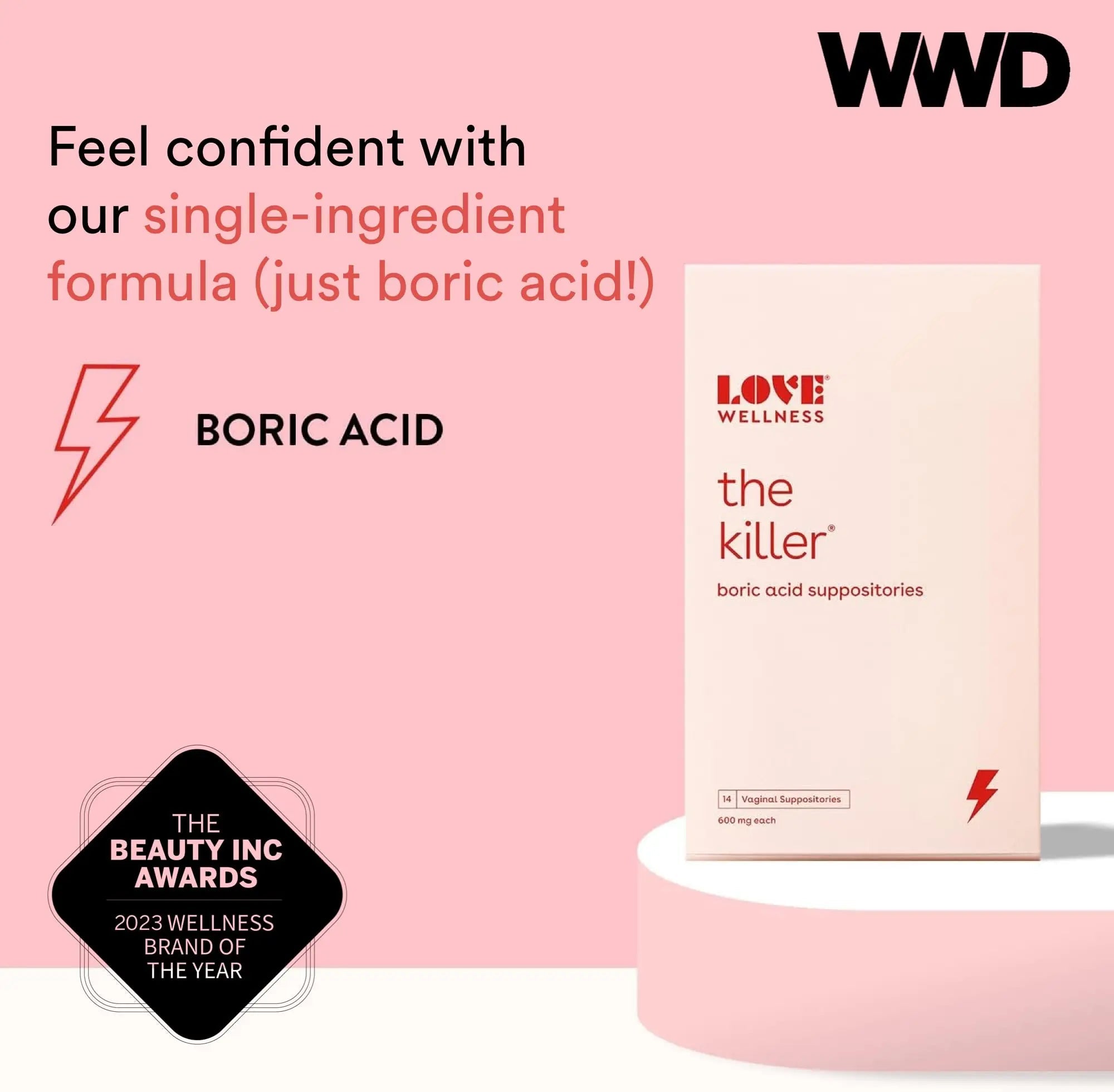 Love Wellness Good Girl Probiotics & The Killer | Vaginal pH Balance Supplement & Boric Acid Suppositories Love Wellness Au supplements