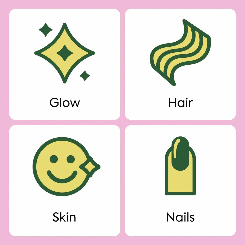 Plant People WonderBeauty Hair, Skin & Nails Rejuvenation Gummies with Tremella Mushroom, Marine Collagen Peptides Plant People Au supplements