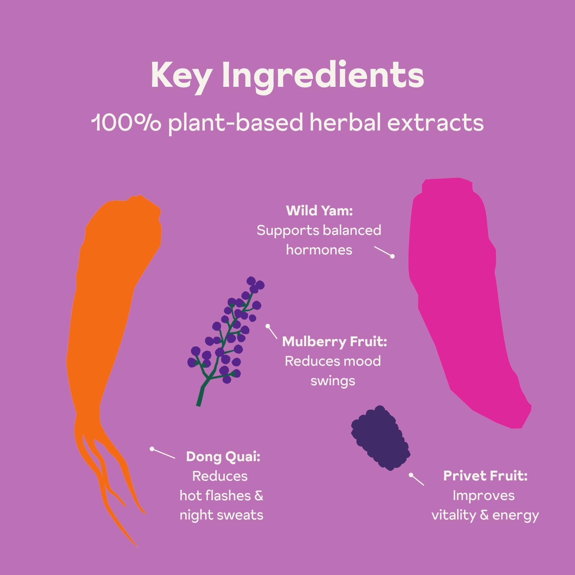Menopause Gummies for Women | Healthy, Balanced Hormones | Reduce Hot Flashes, Night Sweats | Boosts Mood, Vitality, Energy| Dong Quai, Wild Yam, Mulberry, Privet Fruit | Low Sugar Chews, 60 Gummies Reprise Au supplements