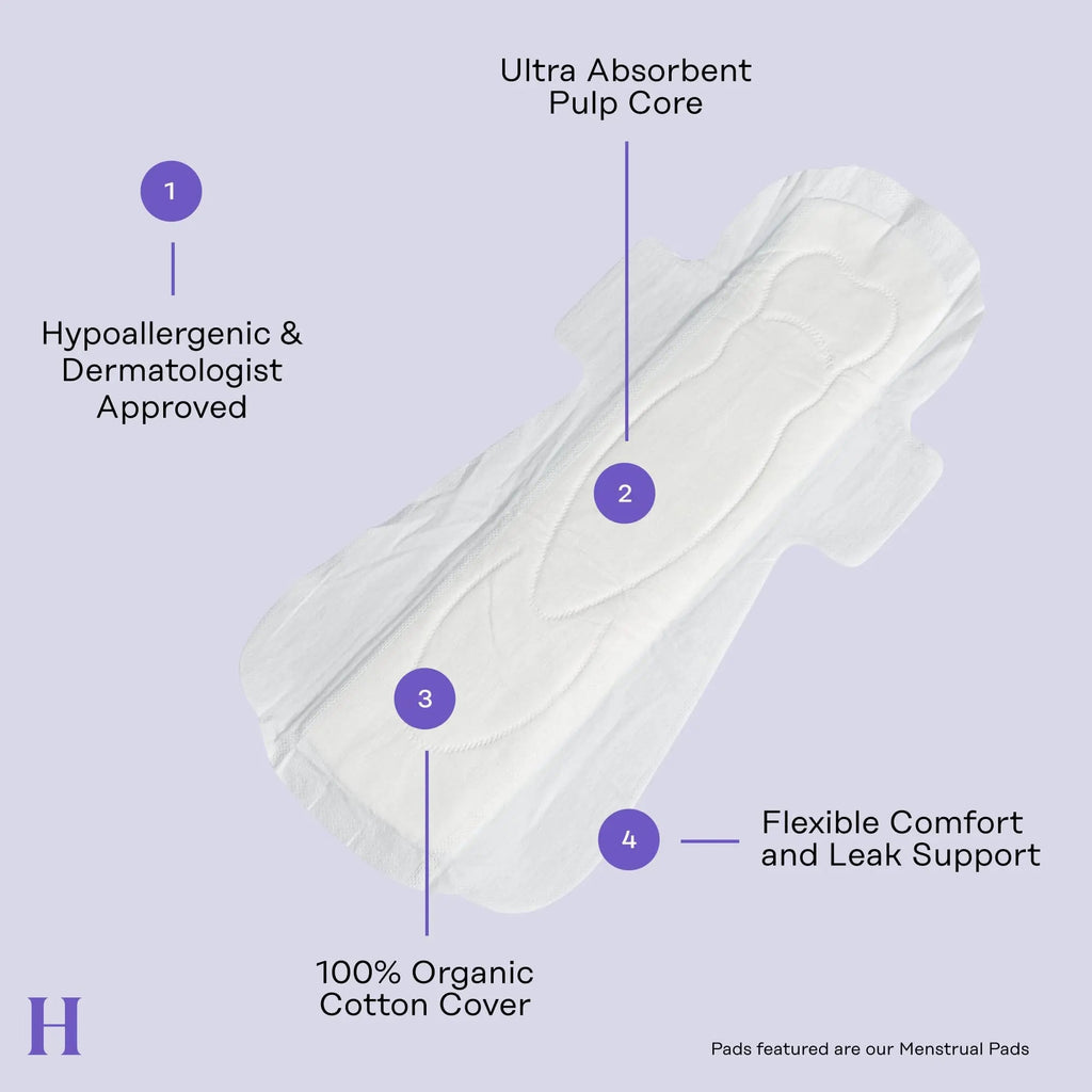 The Honey Pot Company - Non-Herbal Overnight Pads with Wings - Organic Pads for Women The Honey Pot Company Au supplements