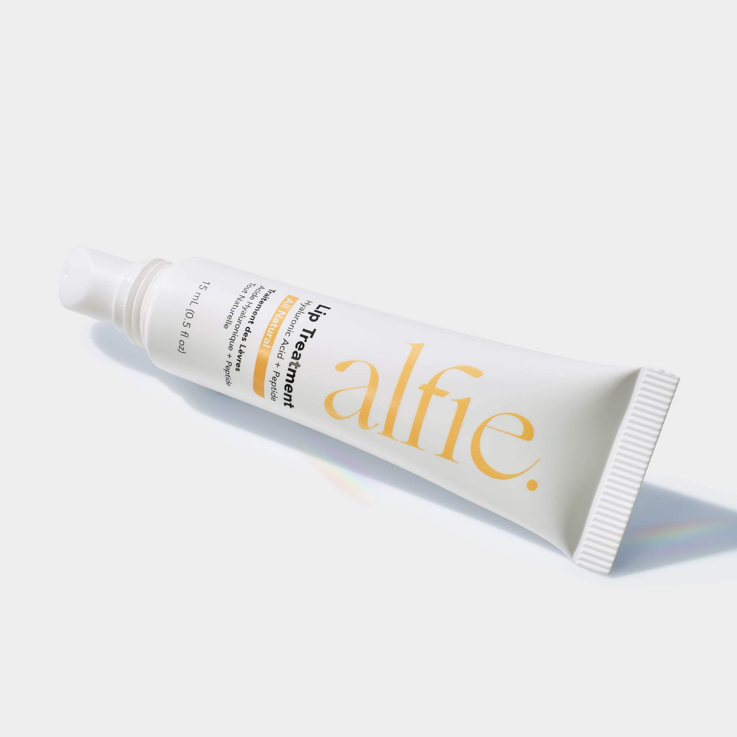 Alfie Hyaluronic Acid Lip Booster -Natural Flavor -15ml/0.5 Fl. Oz -Peptide Lip Treatment