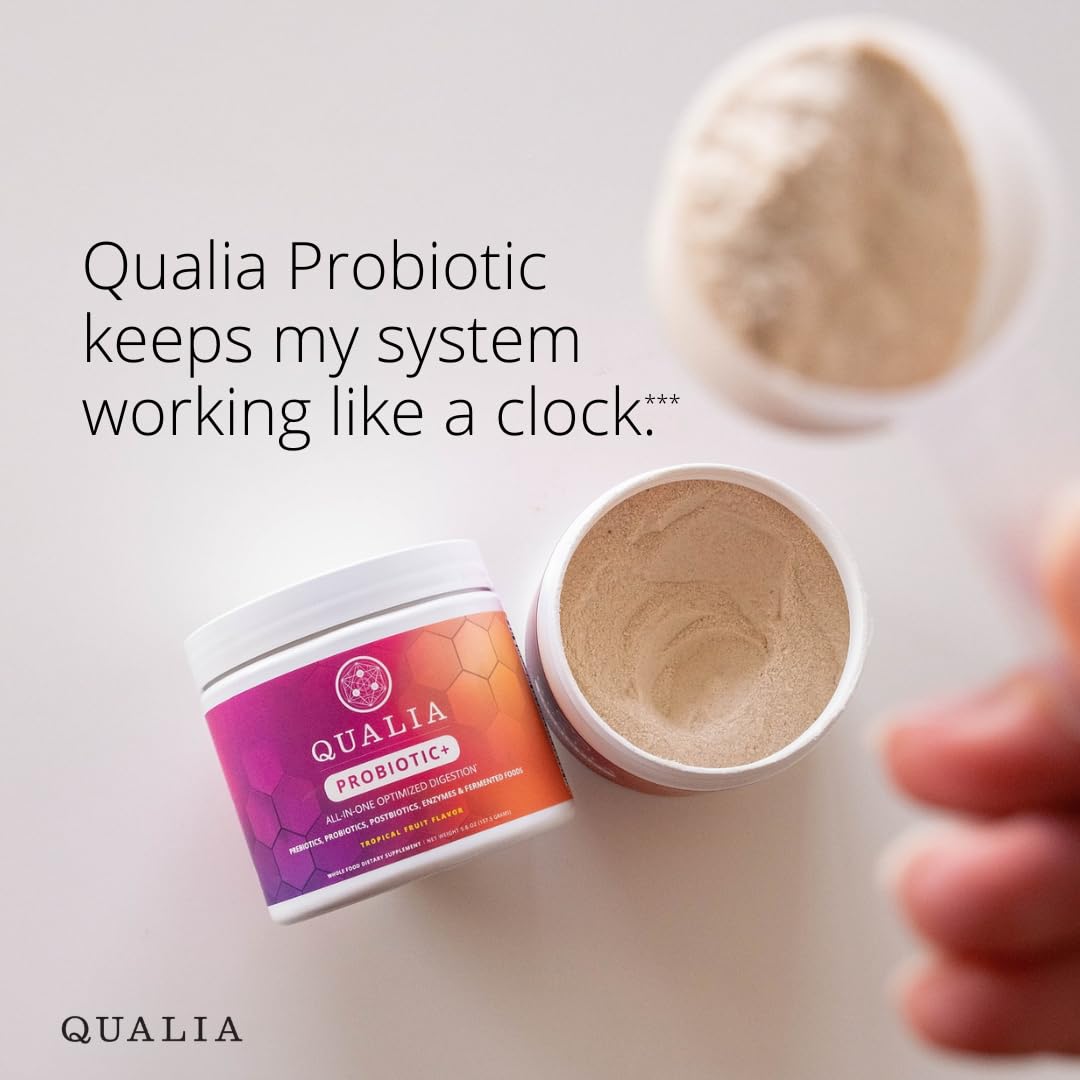 Qualia Probiotic - 28 Science-Backed Spore Probiotics, Prebiotics, and Postbiotics. Total Gut Support. Soothes Digestive discomfort. Ethically sourced. Promotes Akkermansia Growth. 1 Month Supply QUALIA LIFE SCIENCES Au supplements