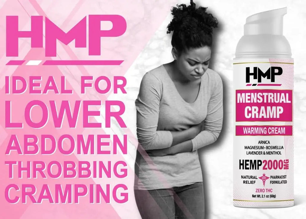 HMP BRANDS Menstrual Cramp Hemp Cream Supports Period Cramps Including Pre - Menstrual Cramp HMP BRANDS Au supplements