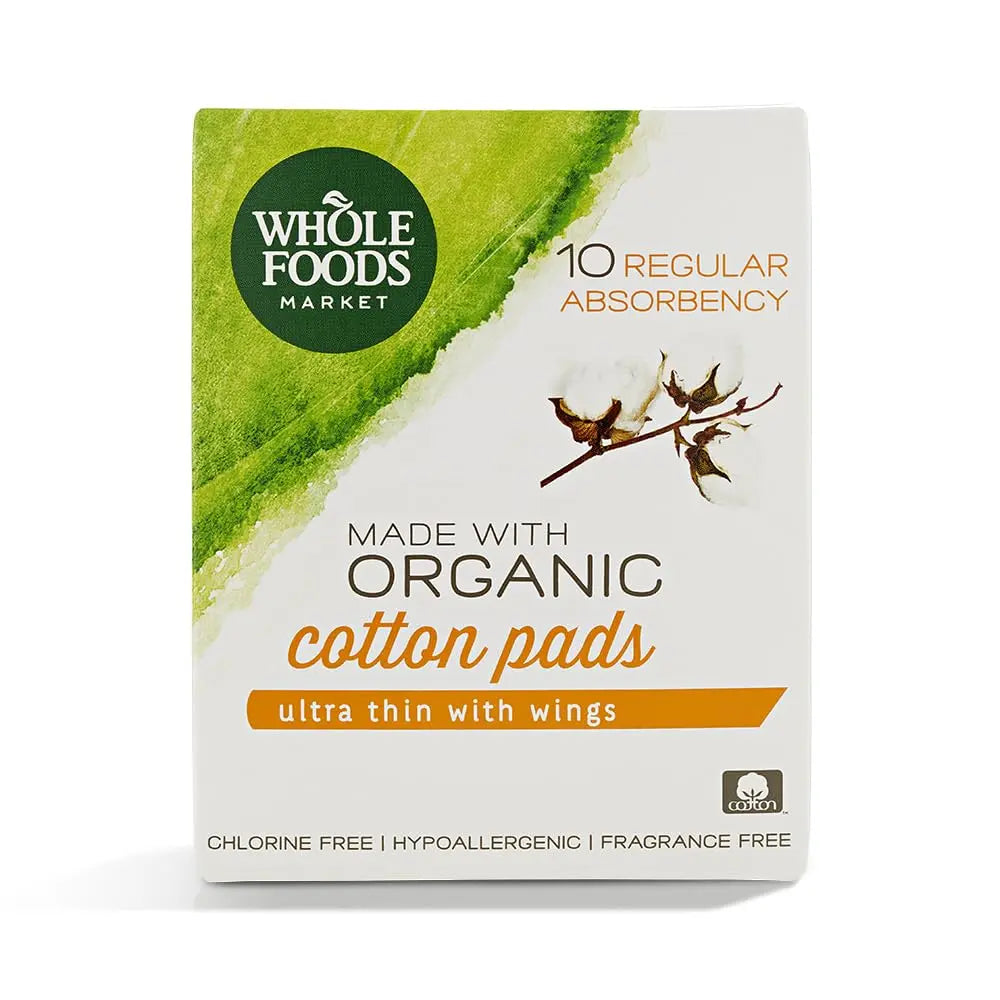 Azalea, Organic Cotton Pads, Regular, 10 ct 365 by Whole Foods Market Au supplements