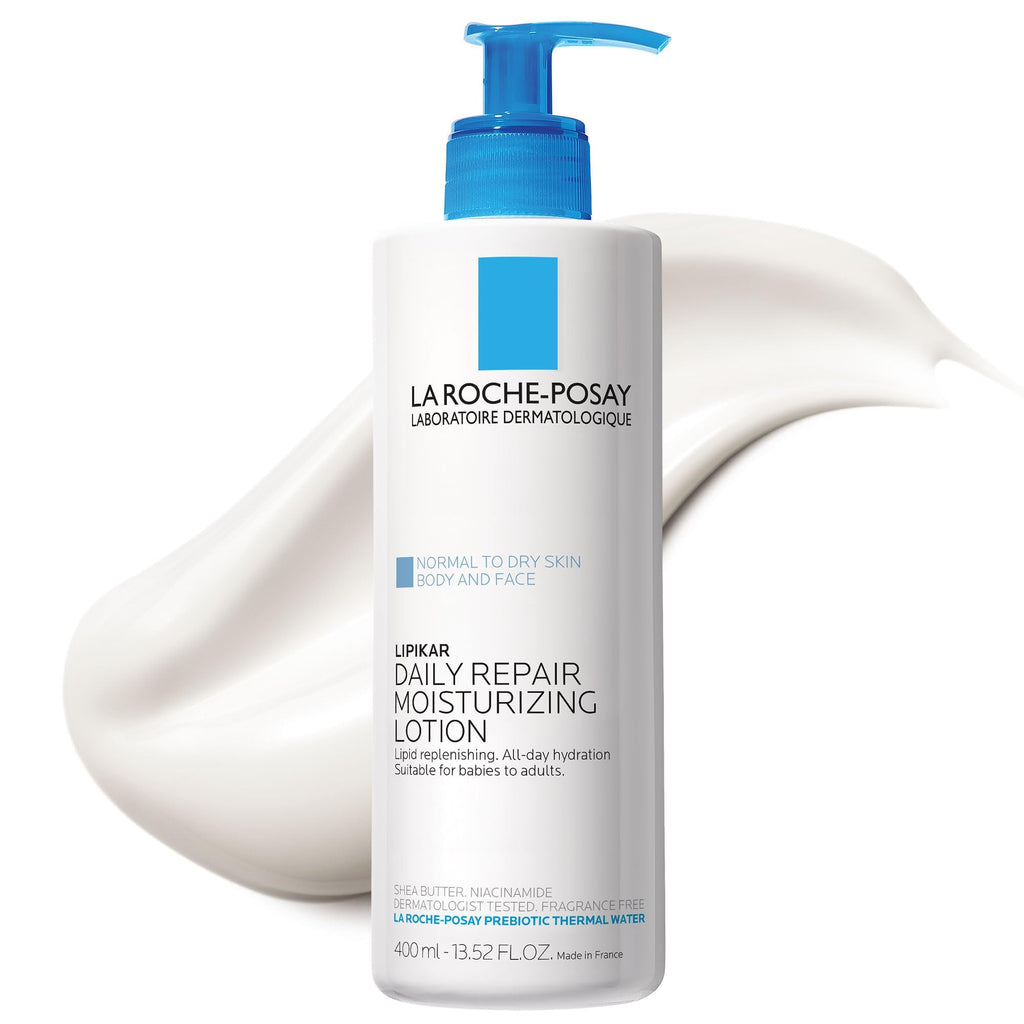 La Roche-Posay Lipikar Body Lotion Daily Repair Moisturizing Cream, Fragrance Free Body
