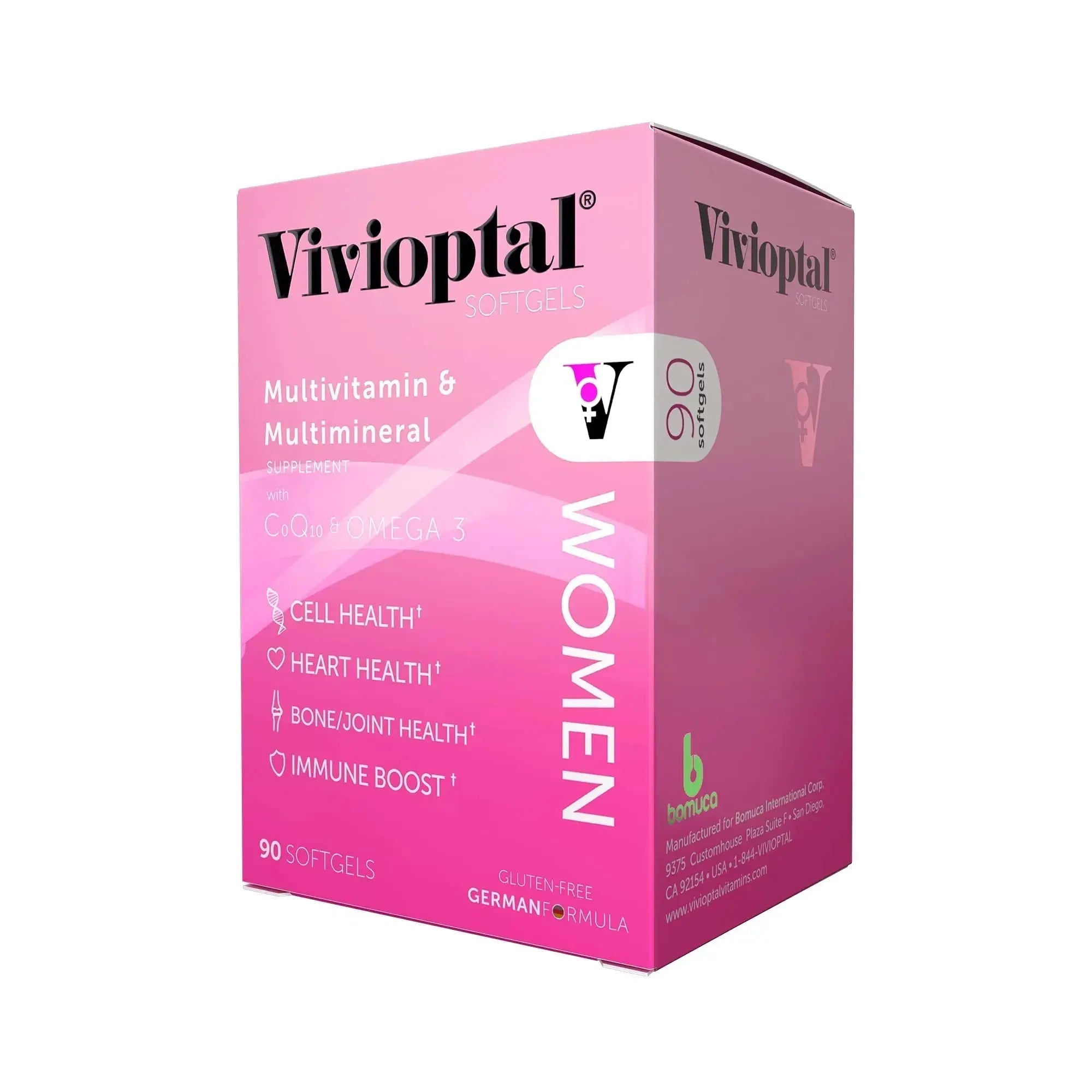 Vivioptal, Women, Multivitamin & Multimineral Supplement, 90 Capsules Vivioptal Vitamins Au supplements