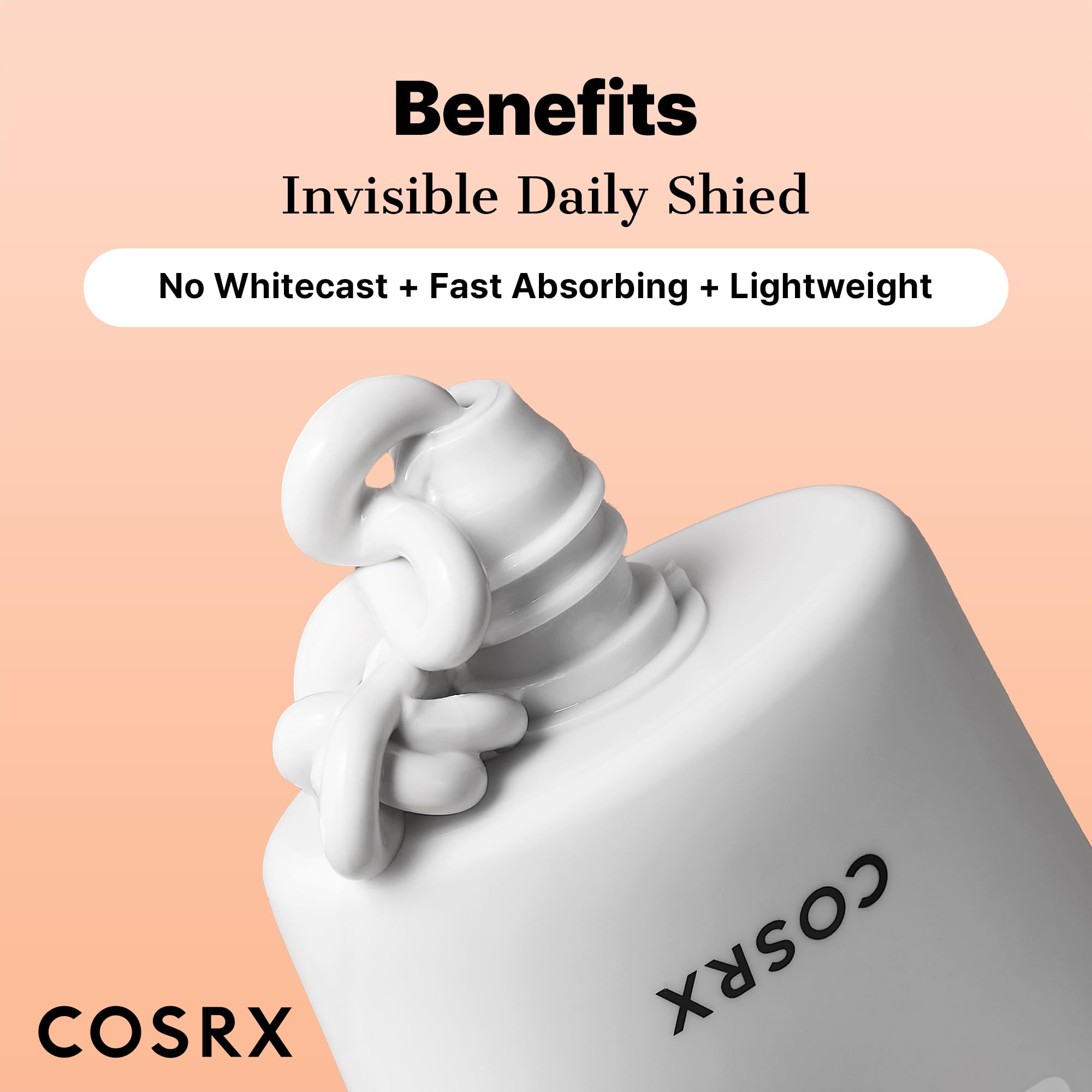 COSRX Vitamin E Vitalizing Sunscreen,SPF 50 Broad Spectrum Face Sunscreen, Lightweight