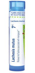 Boiron Lachesis Mutus 7C for Hot Flashes from Menopause - 80 Pellets Boiron Au supplements
