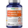 NusaPure Vitamin D3 50,000 IU 90 Veggie Capsules (Non-GMO & Vegan) NusaPure Au supplements