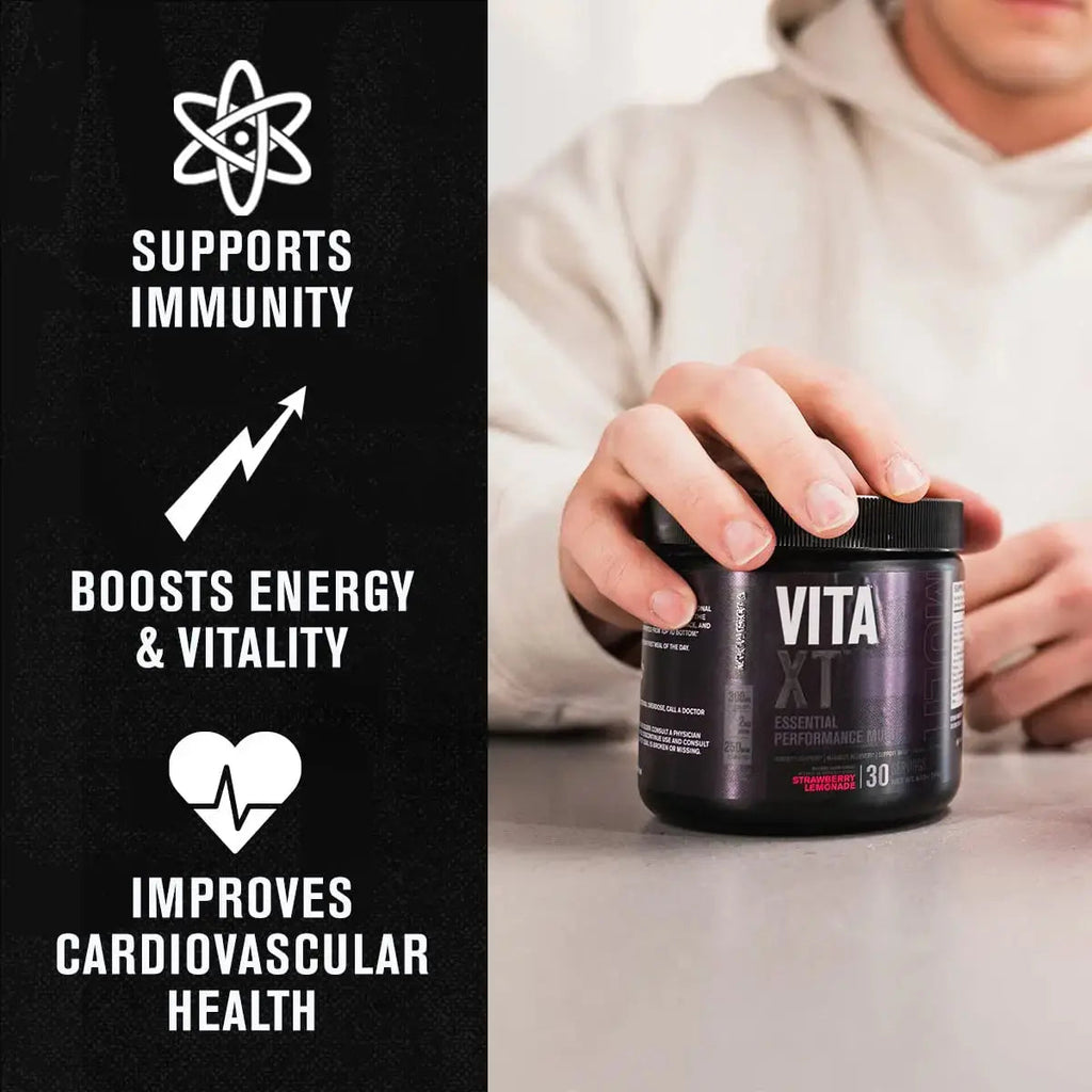 Jacked Factory Vita XT Performance Vitamin Powder - Daily Multivitamin Powder for Men with KSM-66 Ashwagandha, Prebiotic Fiber Jacked Factory Au supplements