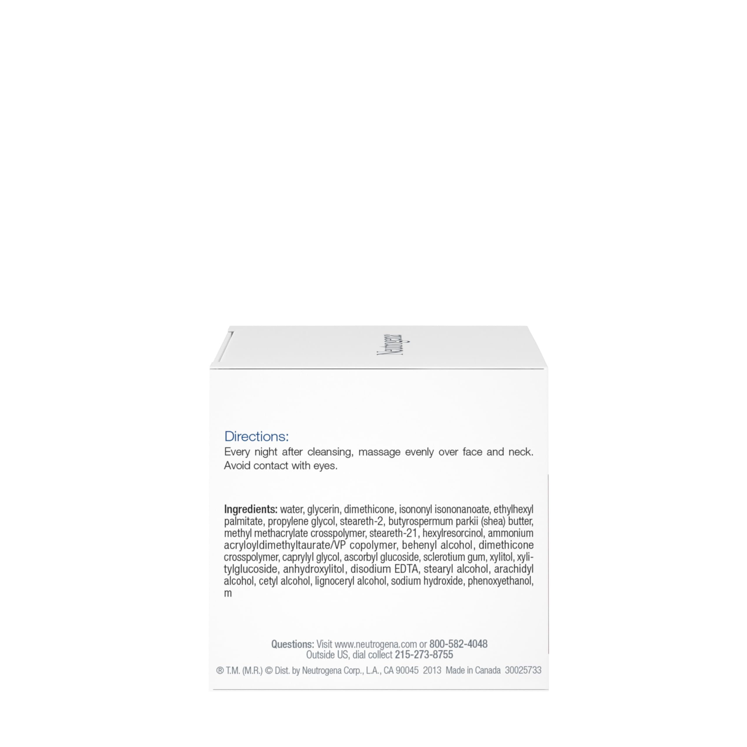 Neutrogena Triple Age Repair Night Face Moisturizer - with Hexinol Technology & Vitamin C, Anti-Wrinkle Face Cream