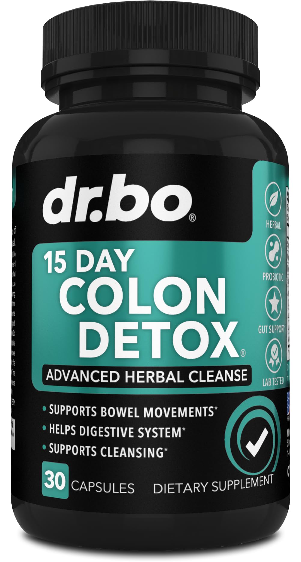 Colon Cleanser Detox for Weight Flush - 15 Day Intestinal Cleanse Pills & Probiotic - Fast Natural Laxative for Constipation Relief - Bowel Movement Supplements for Stomach Bloating, Gut Loss Support