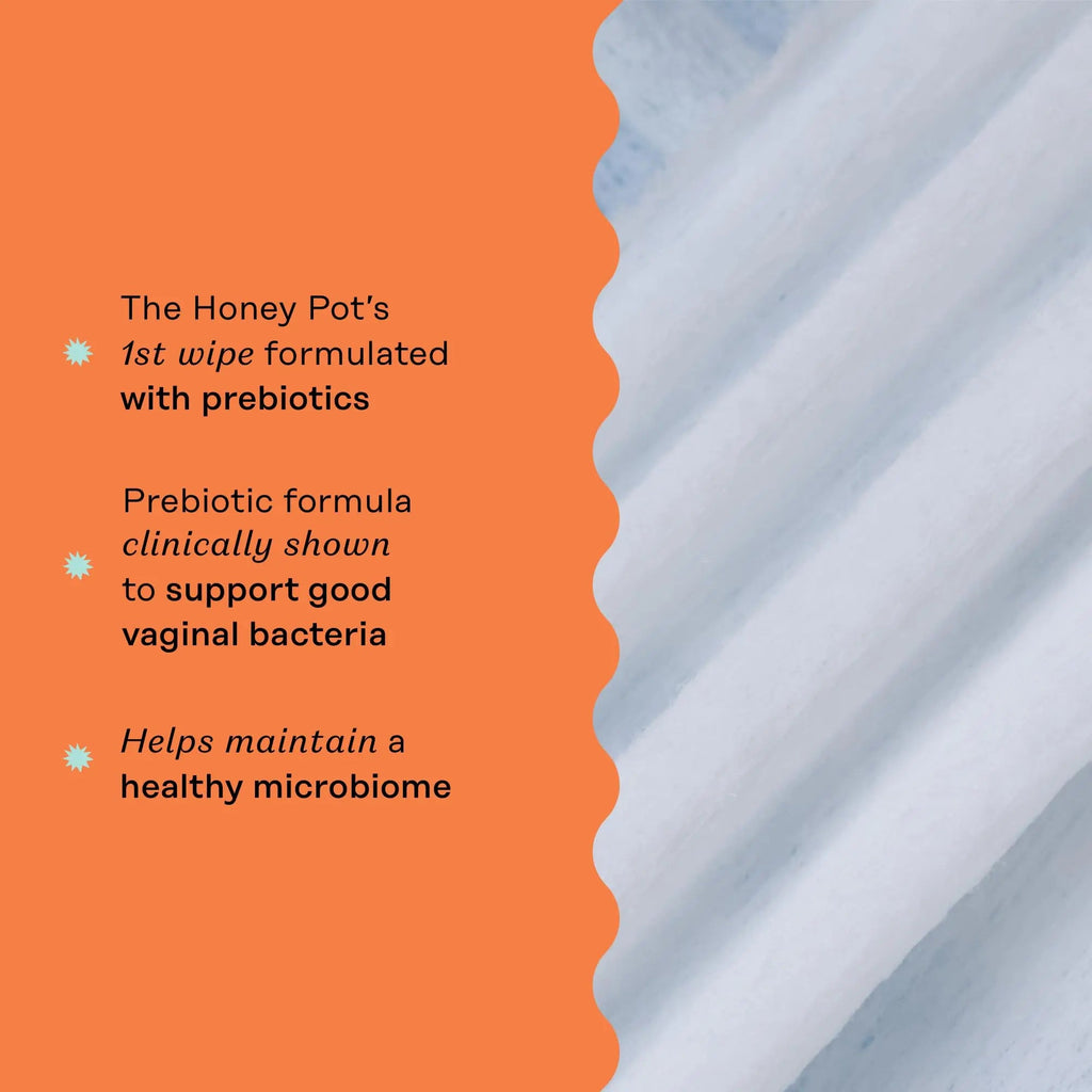 The Honey Pot Company - Prebiotic Feminine Wipes - Herbal Infused Feminine Hygiene Wipes The Honey Pot Company Au supplements