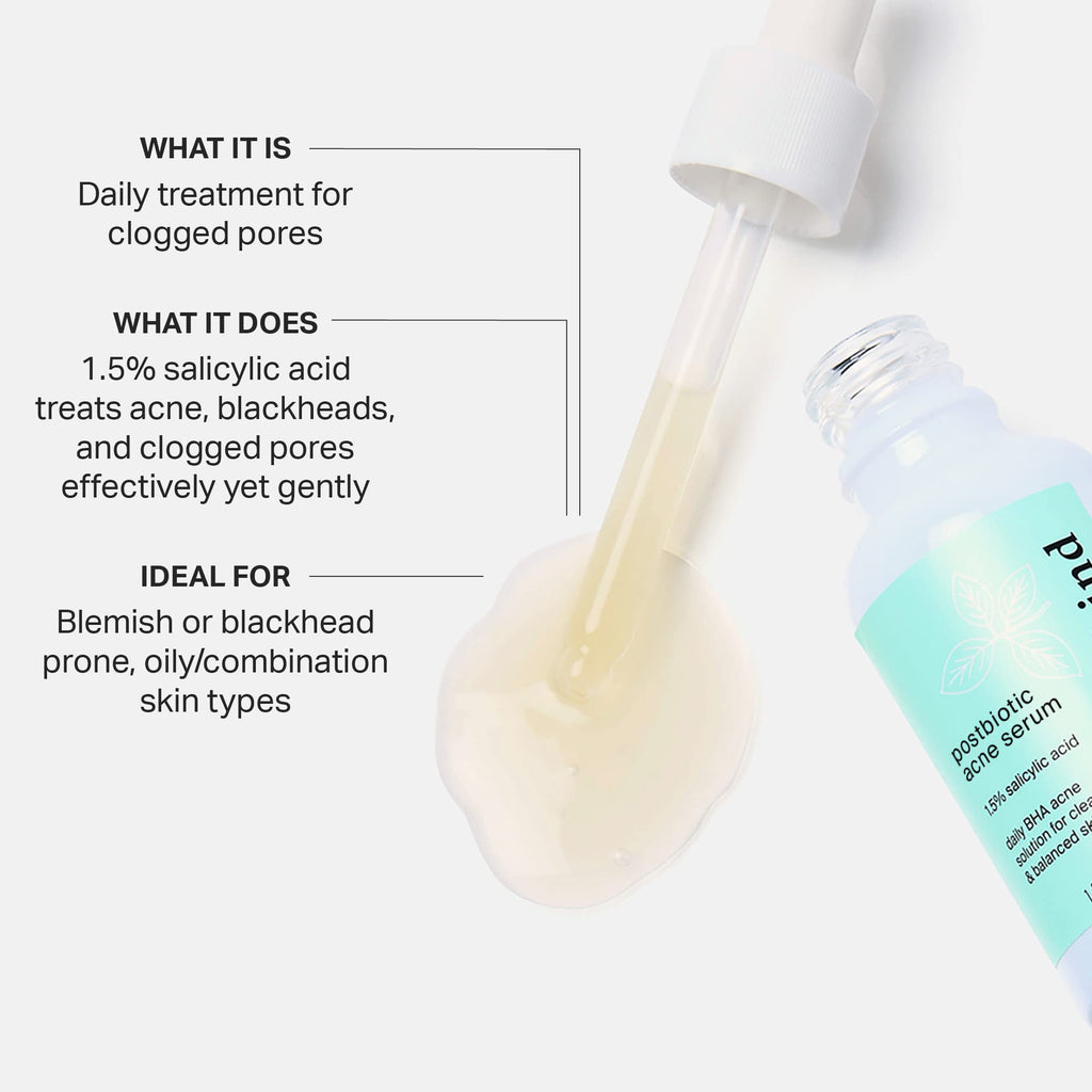 Cocokind Postbiotic Acne Serum, Salicylic Acid Serum and BHA Liquid Exfoliant - Exfoliating, Brightening and Hydrating Serum Cocokind Au supplements