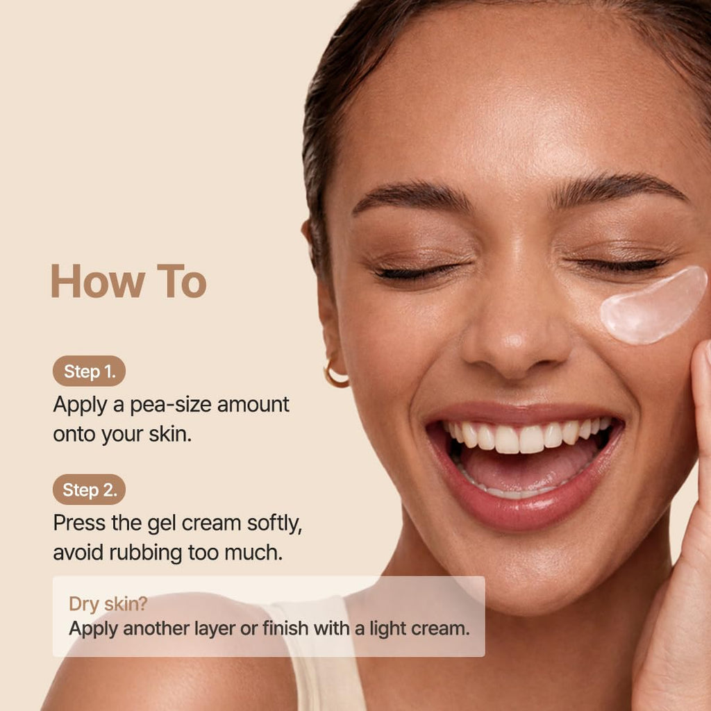 PURITO Oat In Calming Gel Cream, Non-Comedogenic, 77% Oat Seed Water Lightweight Water-Gel Face Moisturizer