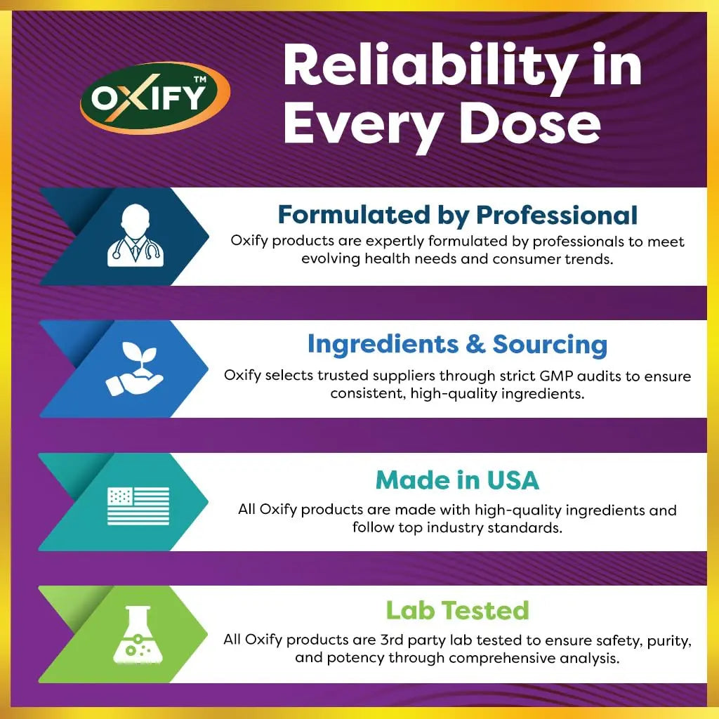 Oxify D-Mannose 1500 mg | 120 Tablets | Gluten-Free, Non-GMO | Supplement Made in USA Oxify Au supplements