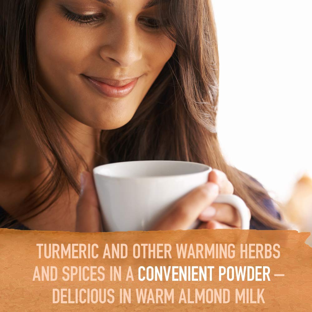 Garden of Life Organics Golden Milk Recovery & Nourishment Powder - 44mg Turmeric Curcumin (95% Curcuminoids), Ashwagandha - Organic Non-GMO Vegan & Gluten