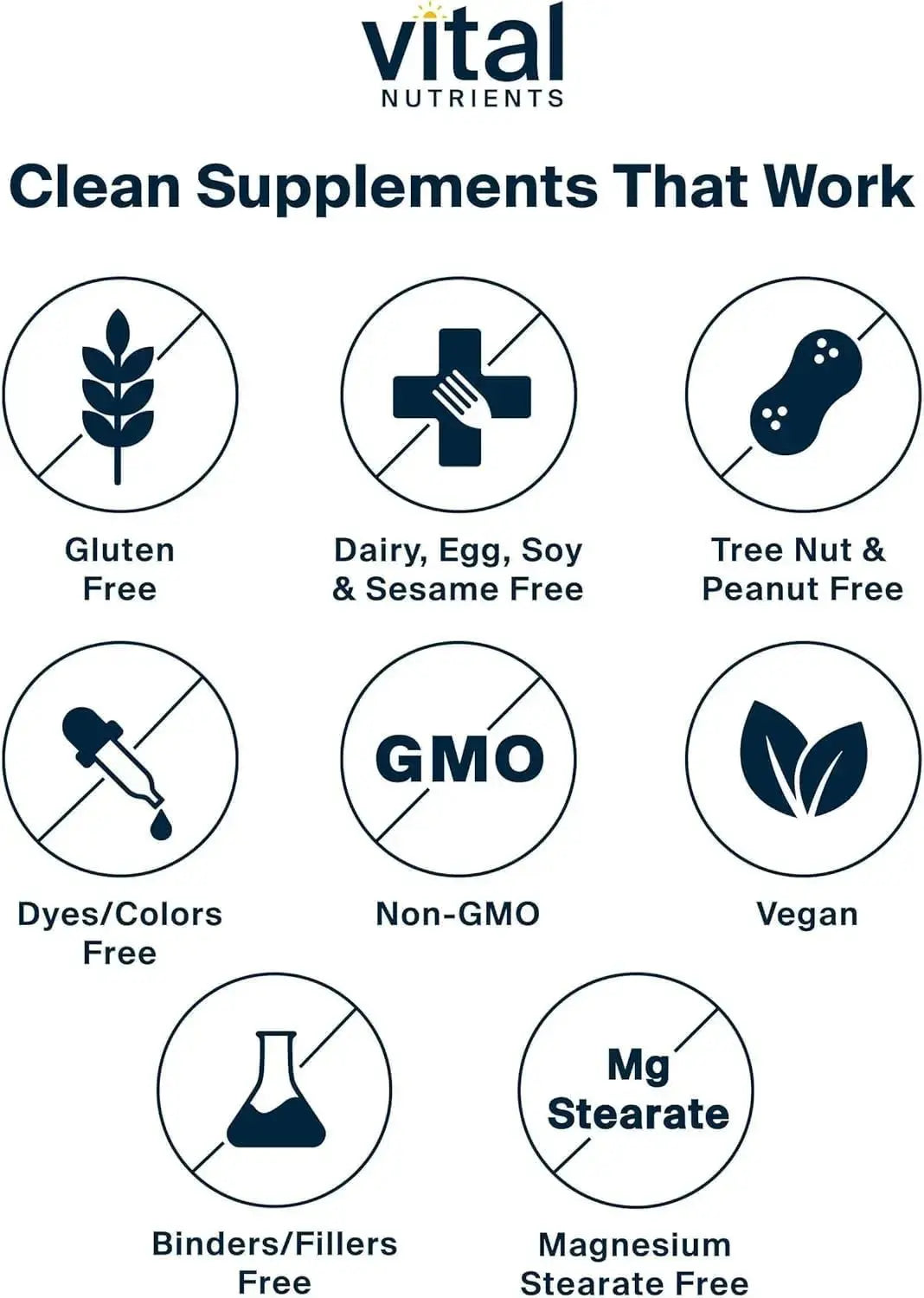 Vital Nutrients Once Daily Multivitamin | Vegan Multi for Women & Men | Allergen-Free | 19 Essential Vitamins + Antioxidants for Eye and Heart Health | Vital Nutrients Au supplements