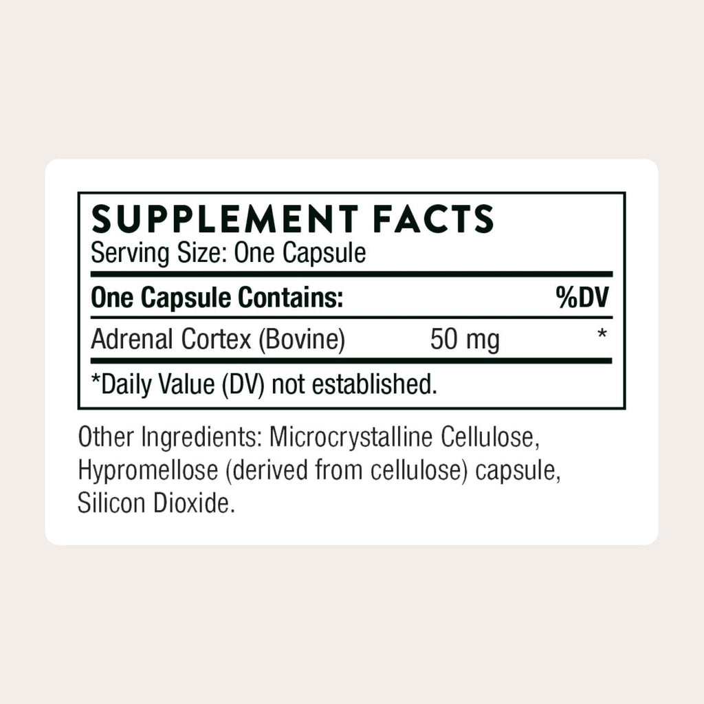 THORNE - Adrenal Cortex - Supplement for Cortisol Management - Supports Healthy Adrenal Gland Function, Stress Management, Immune System, Fatigue & Metabolism