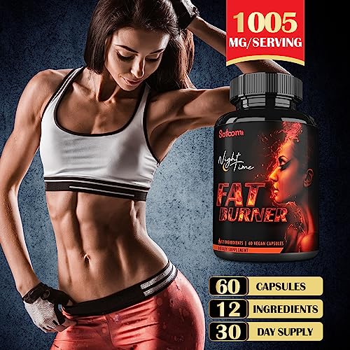 12in1 Night Time Fat Burner for Women - VitaminD.3, Garcinia Cambogia, White Kidney Bean Satoomi Au supplements