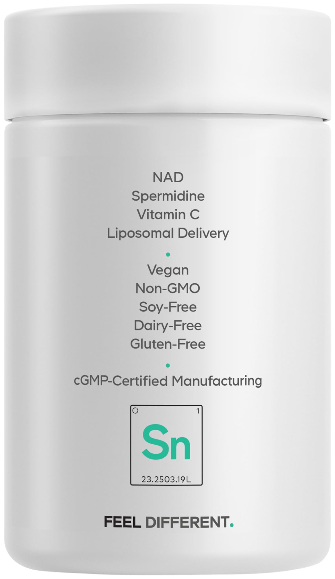 Codeage Liposomal Spermidine NAD+ Spermidine Supplement - 500 Mg NAD+ Vitamin C - Liposomal Delivery - Nicotinamide Adenine Dinucleotide Pills - 1 Capsule Per Serving - Vegan, Non-GMO - 30 Capsules Codeage Au supplements