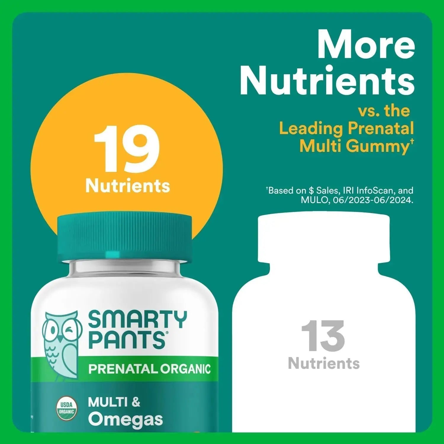 SmartyPants Organic Prenatal Vitamins for Women, Multivitamin Gummies: Biotin, Methylfolate, Omega 3 (ALA), Vitamin D3, C, Vitamin B12, B6, A, K2 & Zinc SmartyPants Au supplements
