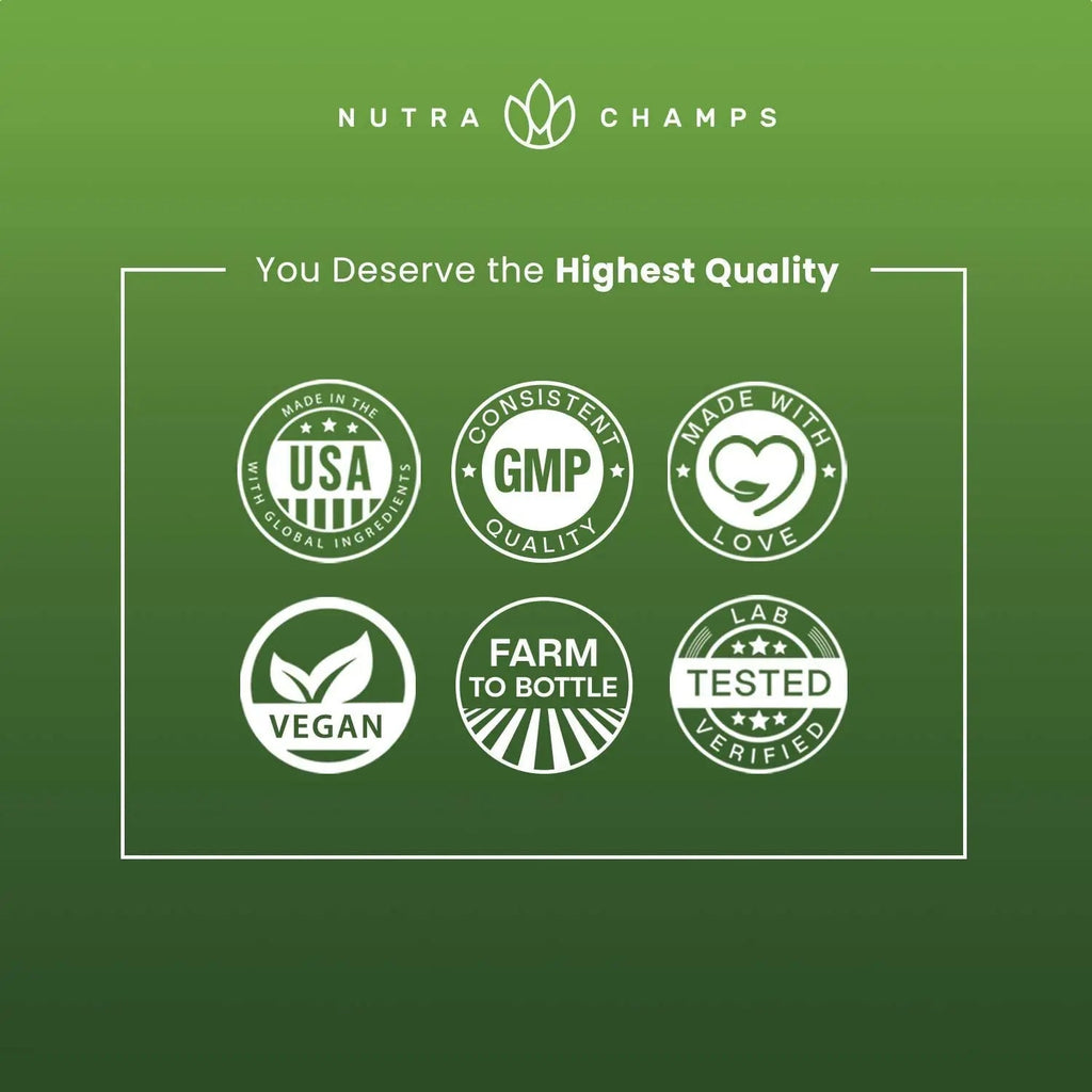NutraChamps Super Greens Powder Premium Superfood | 20+ Organic NutraChamps Au supplements
