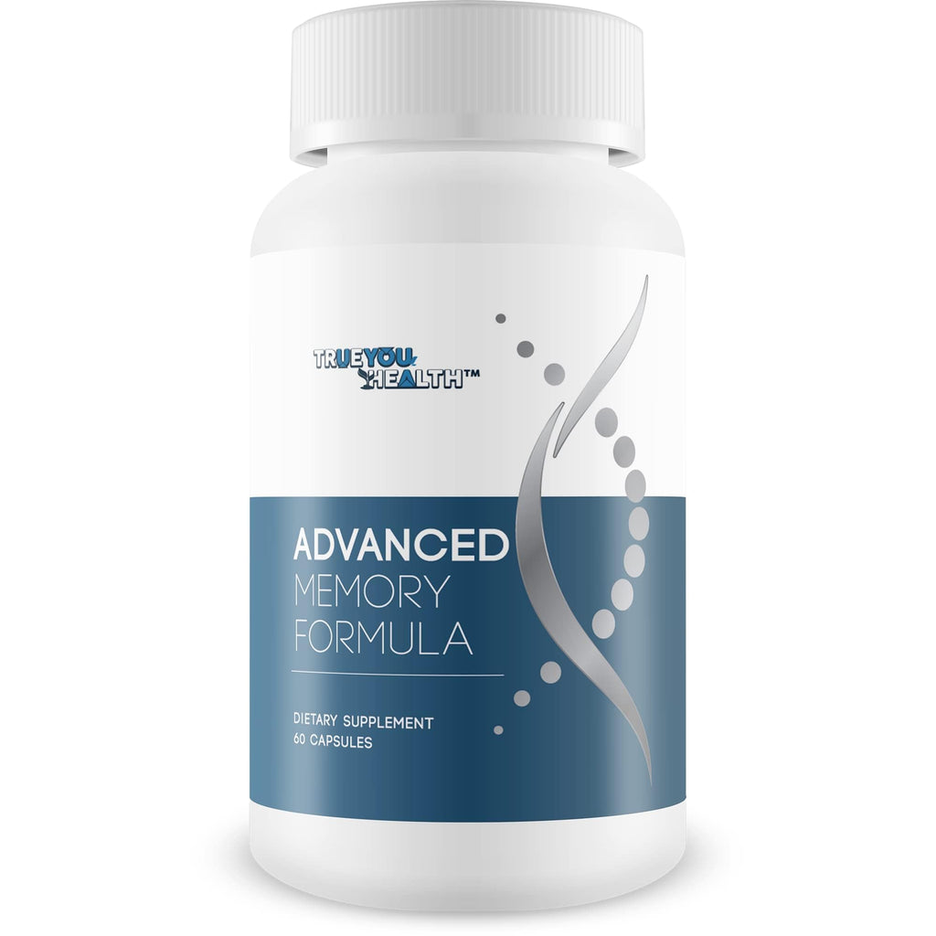Advanced Memory Formula - by True You Health - Our Best Memory & Brain Formula - Formulated with Ginkgo Biloba and Other Premium Ingredients for Cognitive Performance, Focus, and Clarity True You Health Au supplements
