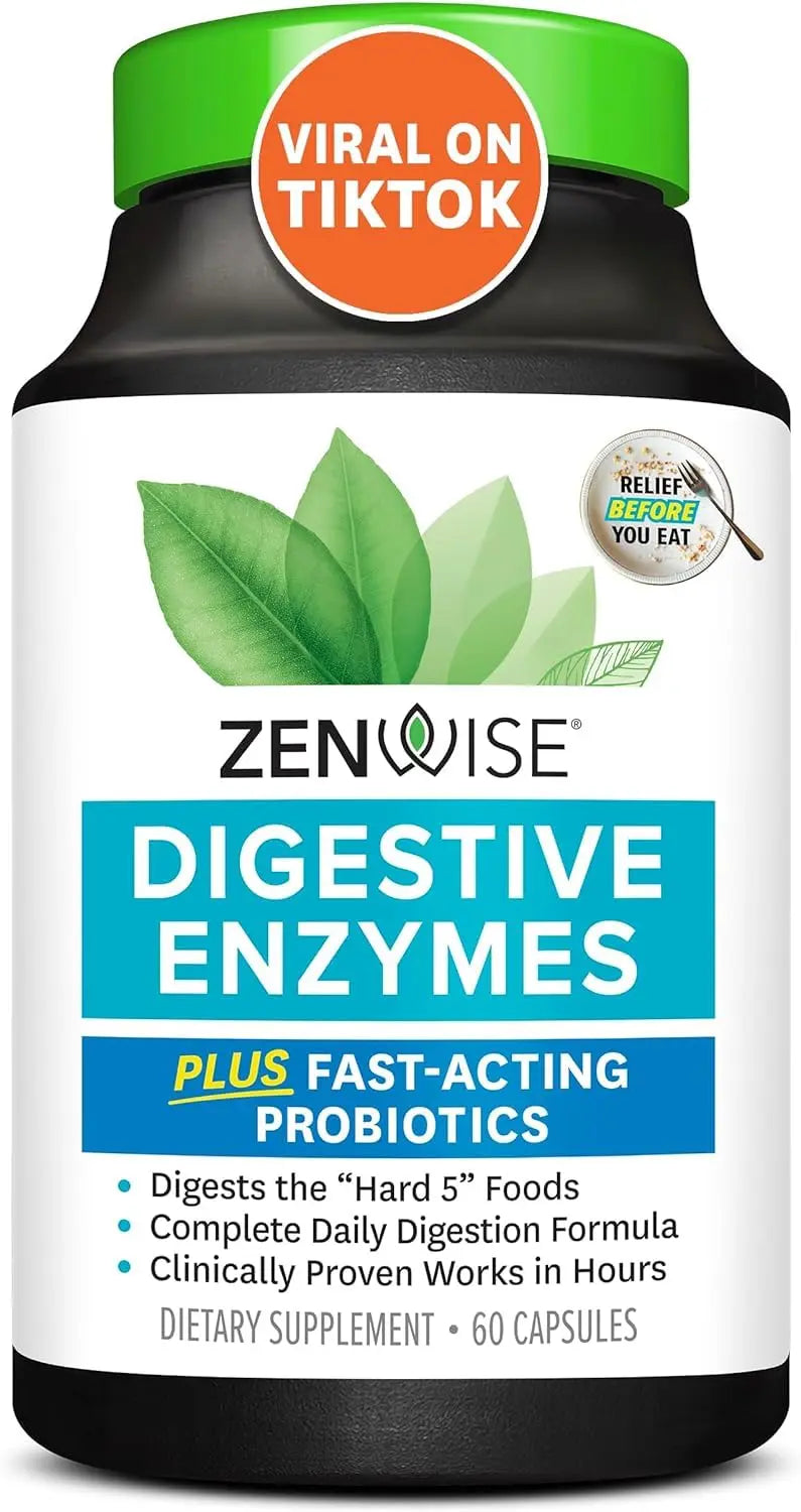 Zenwise Health Digestive Enzymes - Probiotic Multi Enzymes with Probiotics Zenwise Health Au supplements
