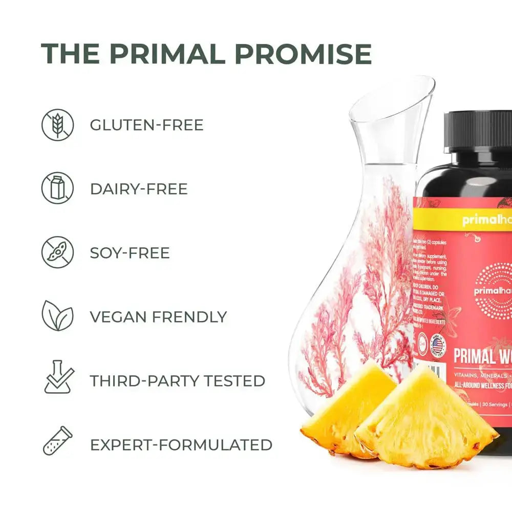 Primal Harvest Multivitamin for Women Vitamin A, Vitamin C, Vitamin D and E, Vitamin B12, B6, Biotin, Zinc Supplements Primal Harvest Au supplements