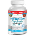 Magnesium Glycinate 400mg | 200 Tablets | High Absorption Mag Supplements for Sleep, Leg Cramps, Heart, Muscle, Calm | Non Buffered Bisglycinate, Extra Strength for Women and Men, Tablets Not Capsules NATURE'S BRANCH Au supplements