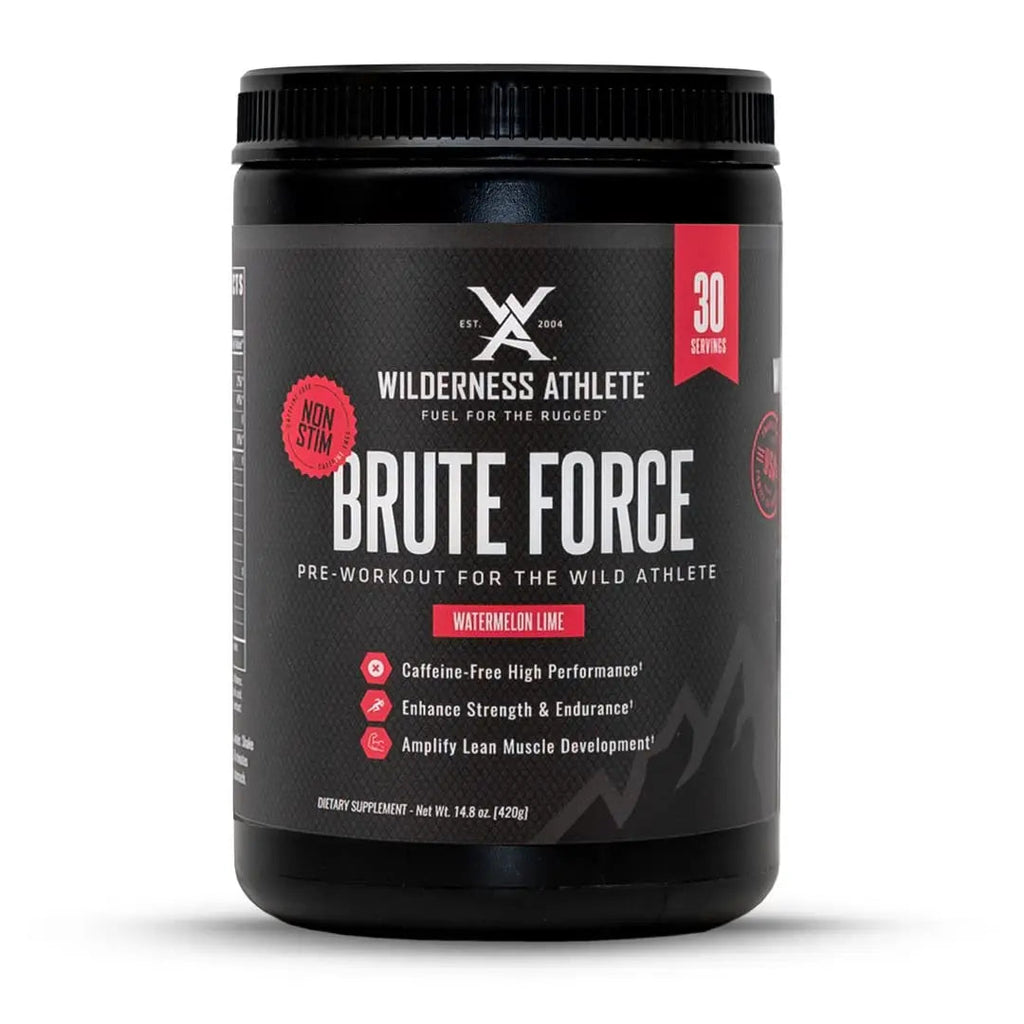 Wilderness Athlete - Brute Force (Caffeine Free Preworkout) | Stim Free Pre Workout Energy Wilderness Athlete Au supplements