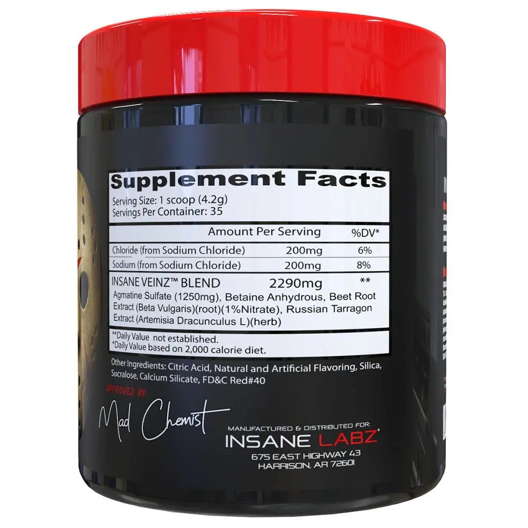 Psychotic, and Insane Veinz, Pre Workout Stack (Fruit Punch) Insane Labz Au supplements