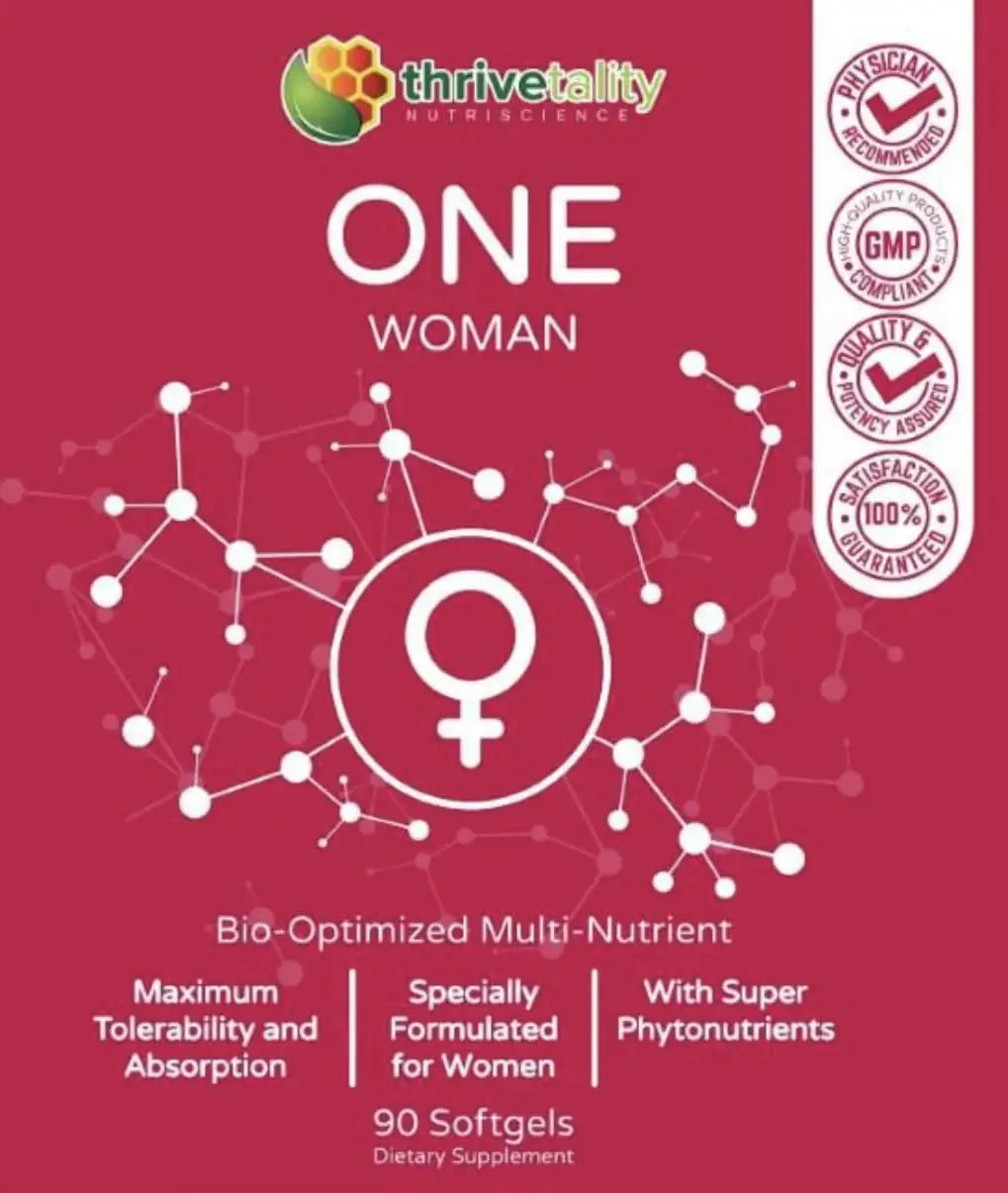 ONE Woman Bio-Optimized Multi-Nutrient by Thrivetality | Women's Multivitamin | #1 Physician Formulated | Science Based | Clinically Proven | Thrivetality Nutriscience Au supplements