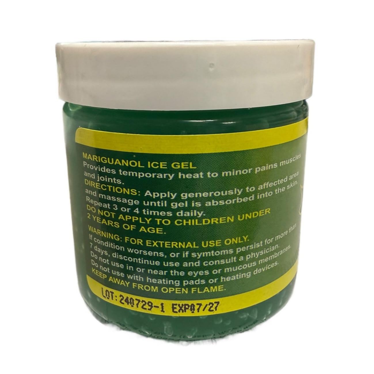 MARIGUANOL Extra Strong Muscle Rub Gel with Hemp Oil, Menthol & Camphor – Cooling, Fast-Absorbing Topical Gel for Post-Workout Active Lifestyles – Net Wt. (9 Ounce) MARIGUANOL Au supplements