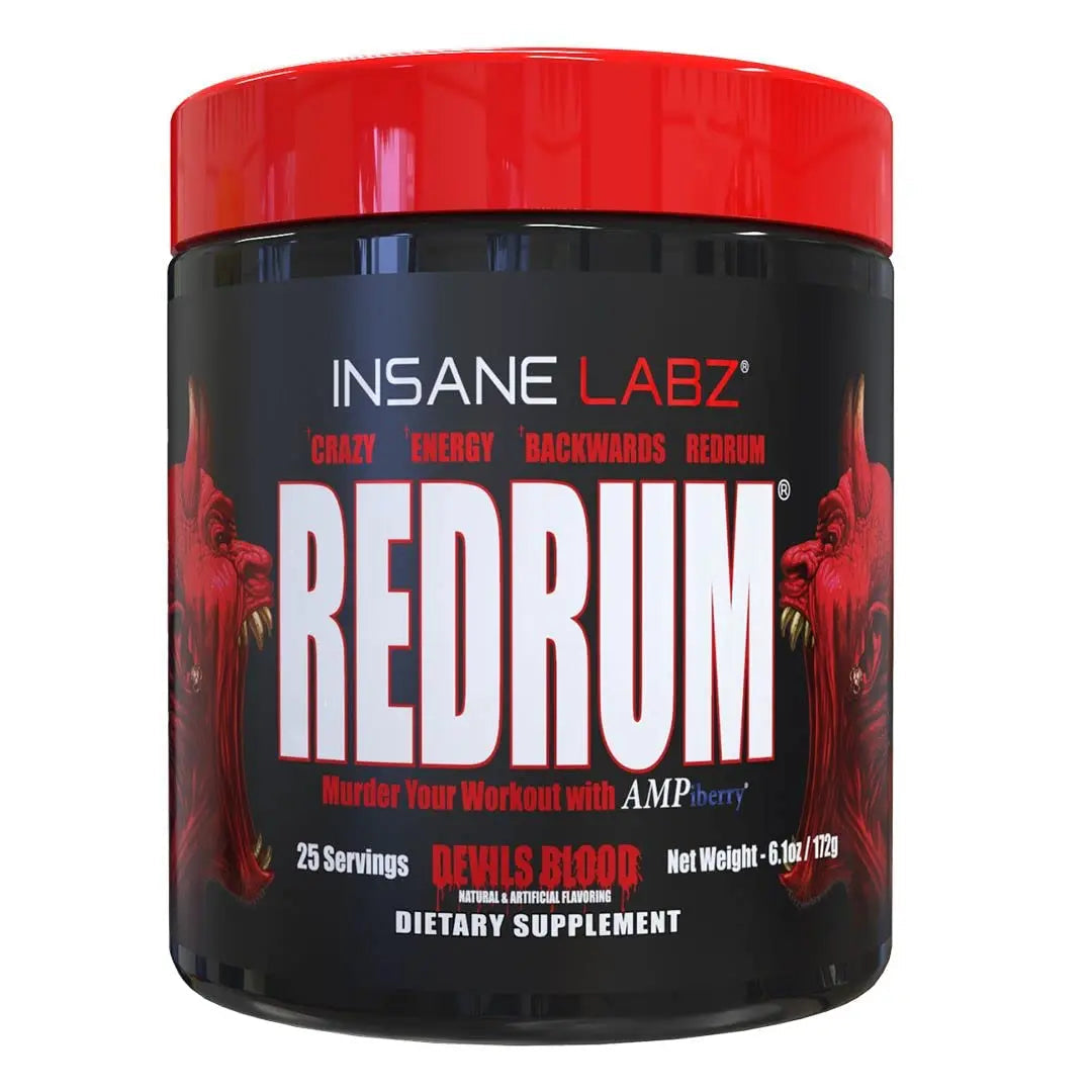 Insane Labz Redrum High Stim Pre Workout NO Booster Powder, Loaded with Beta Alanine Insane Labz Au supplements