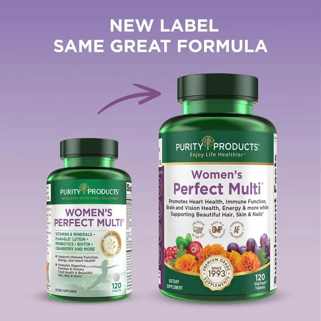 Purity Products Women’s Perfect Multi Balanced Multivitamin - Supports Urinary Tract Health, Immune, Bone + Muscle, Hair, Skin, Nails Purity Products Au supplements