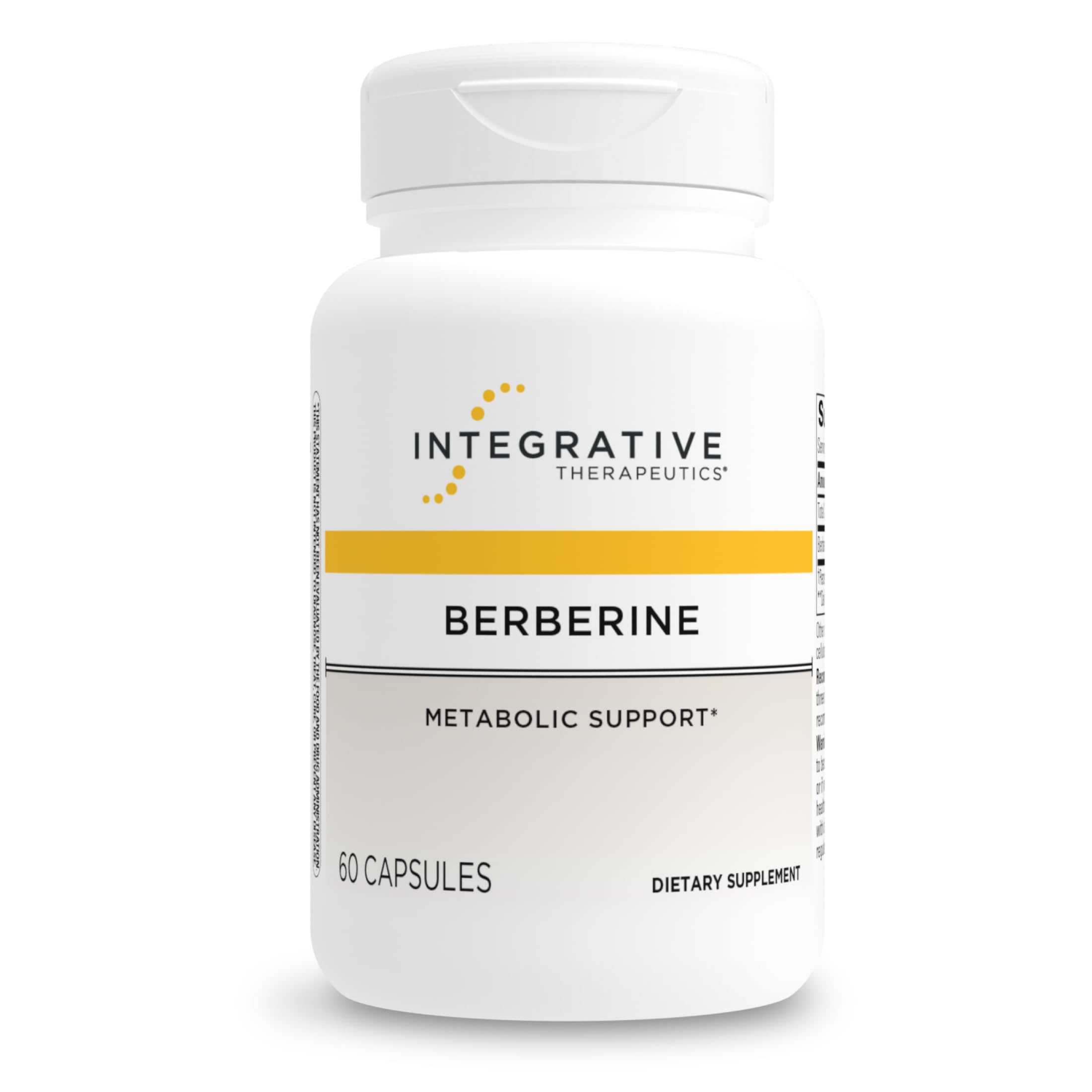 Integrative Therapeutics Berberine - Supports Metabolic Health & Cellular Energy Metabolism - Practitioner-Trusted Quality - Dairy-Free & Gluten-Free