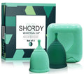 SHORDY Reusable Menstrual Cup (Small & Large) Set of 2 with Box, 100% Soft Silicone, Copa Menstruelle SHORDY Au supplements