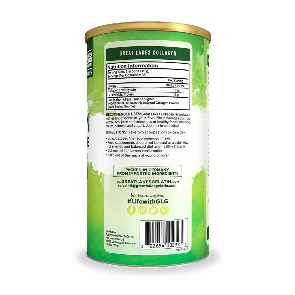 Great Lakes Gelatin Collagen Hydrolysate, Grass-Fed Bovine Hydrolysed Collagen Peptides Protein Great Lakes Gelatin Au supplements
