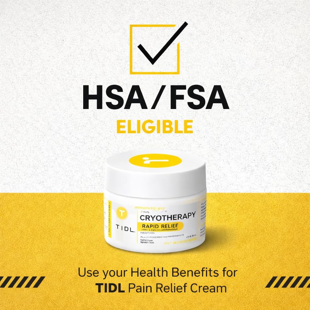 TIDL Cryotherapy Pain Relief Cream, 3 Oz, Targeted Neck Pain, Joint & Muscle Pain Relief with Organic, Plant-Based Menthol, Instant Cooling for Sport & Post Workout Full Body Recovery TIDL Au supplements