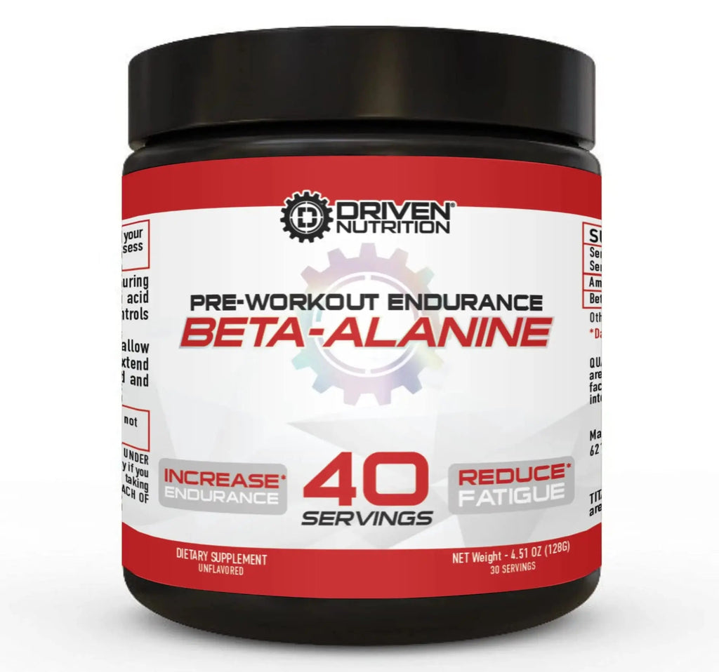Driven Nutrition Beta Alanine, Unflavored - Preworkout Carnosine Booster for Physical Driven Nutrition Au supplements