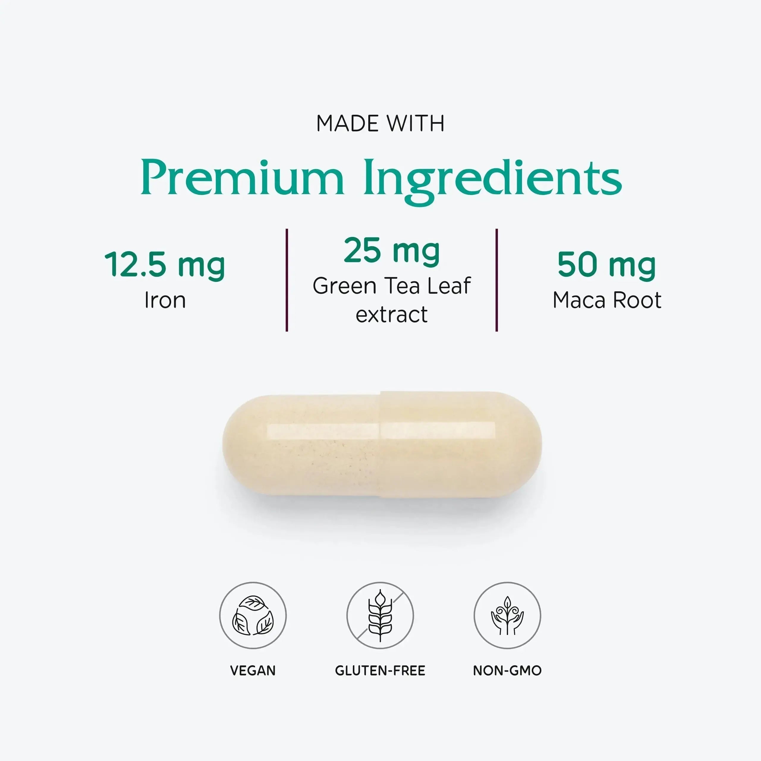 Vitanica FemTeen Symmetry, Vitamins for Teens Daily Multivitamin, Vegan, 120 Capsules Vitanica Au supplements