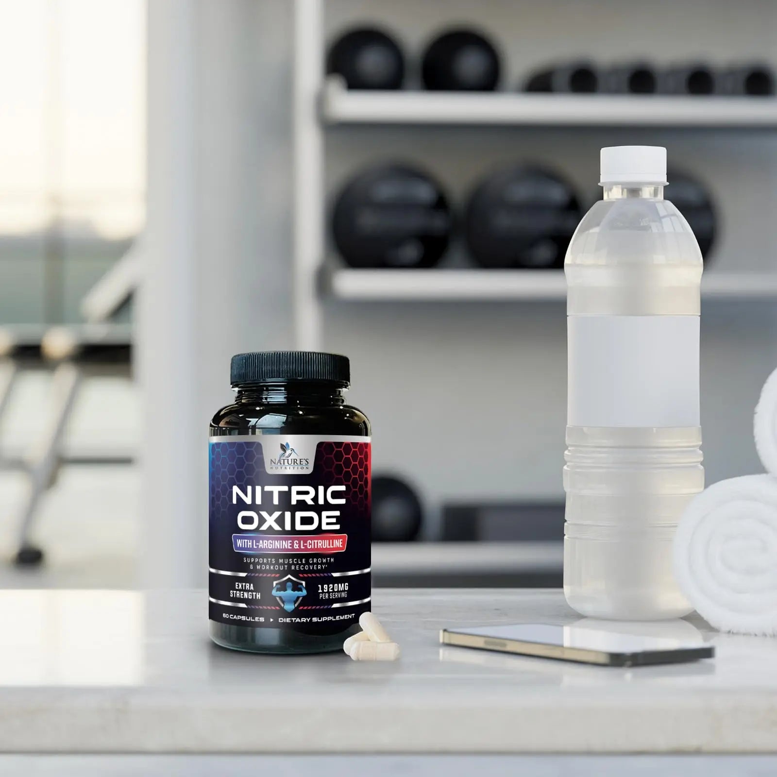 Extra Strength Nitric Oxide Supplement L Arginine 3X Strength - Citrulline Malate, AAKG Nature's Nutrition Au supplements