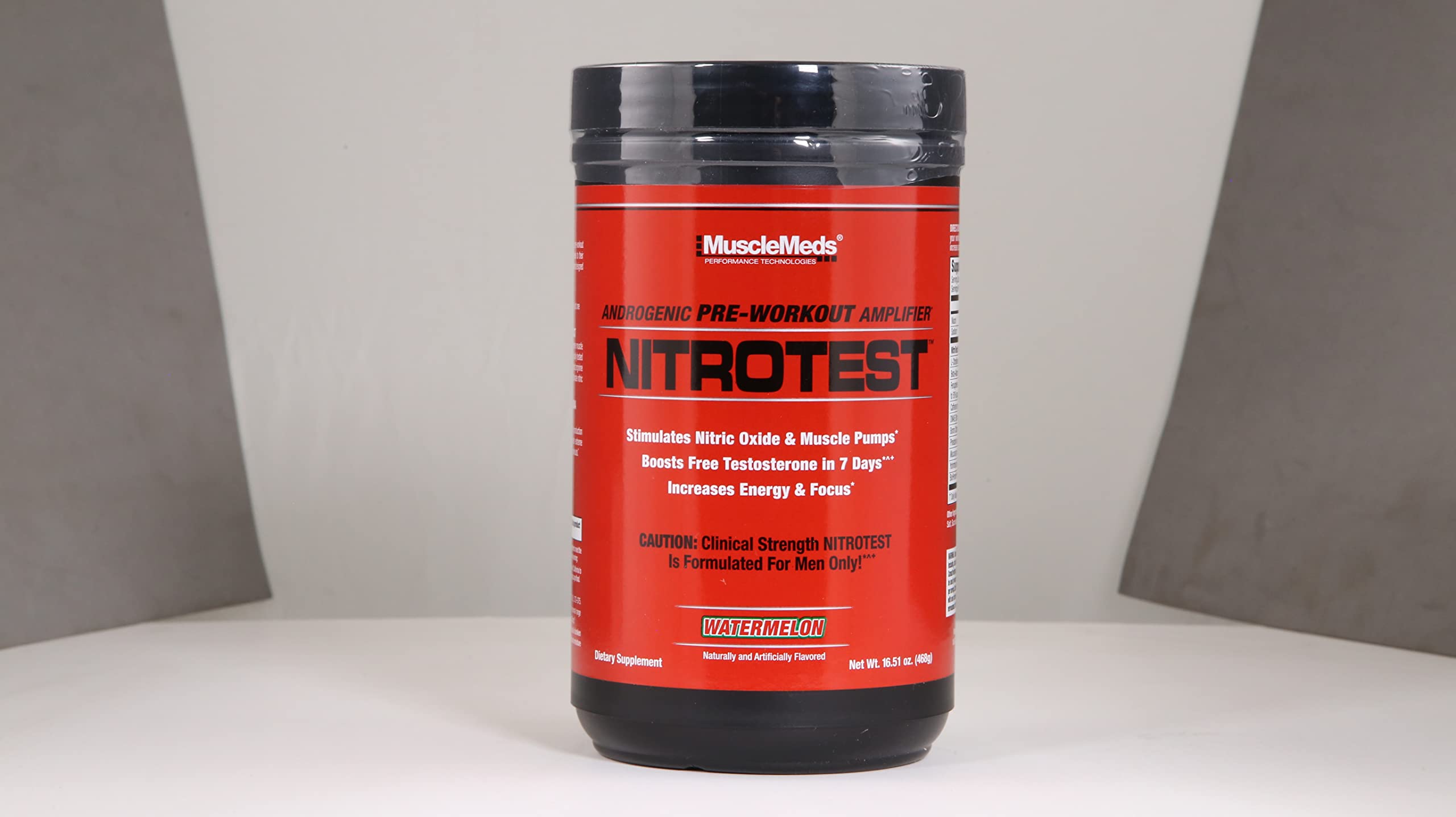 MuscleMeds Nitrotest Pre-Workout Supplement Drink, Boost Nitric Oxide, Testosterone MuscleMeds Au supplements