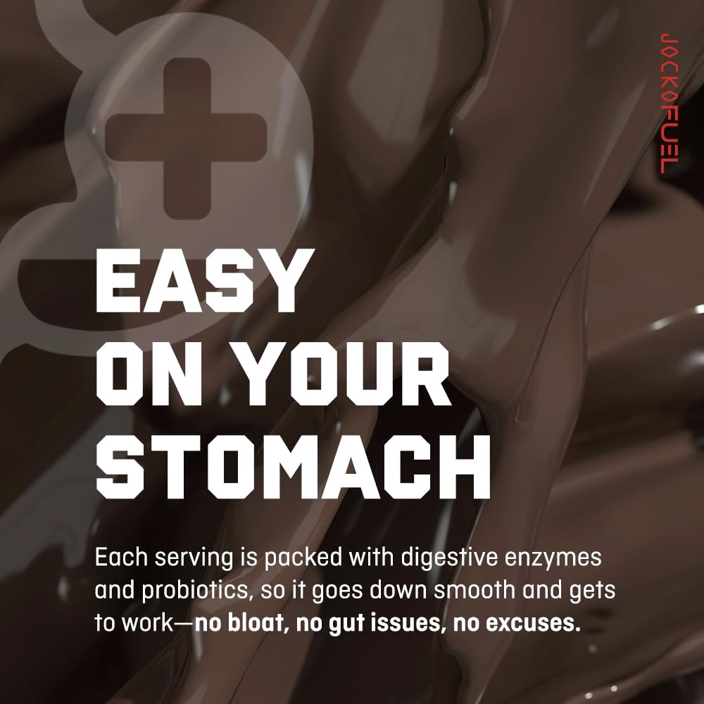 Jocko Fuel Whey Protein Powder, Vanilla Milkshake, 22g Protein, Digestive Enzymes + Probiotic Blend, No Sugar Added, with Essential Amino Acids + Electrolyte Minerals, 28 Servings