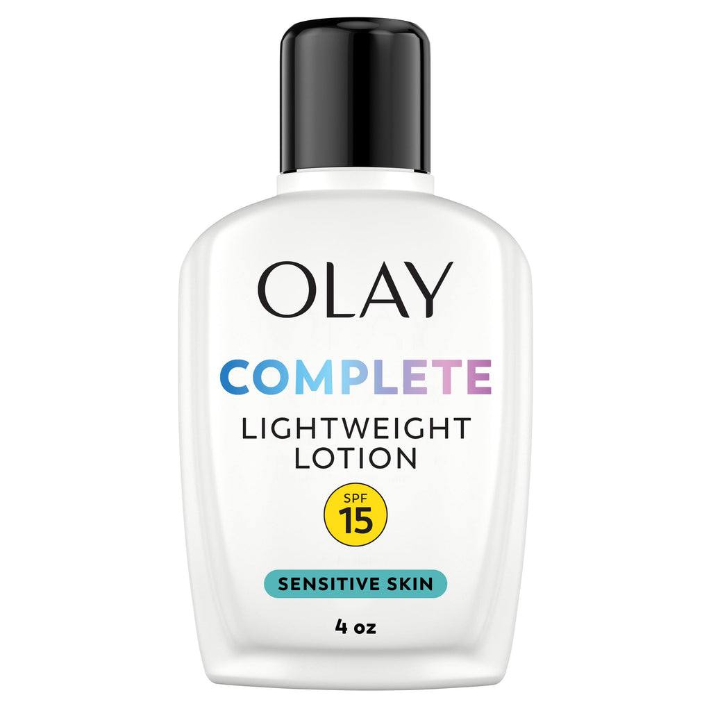 Olay Face Moisturizer, Complete All Day Moisturizer With Sunscreen Broad Spectrum SPF 15 - Sensitive, 4 fl. Oz, 1 unit