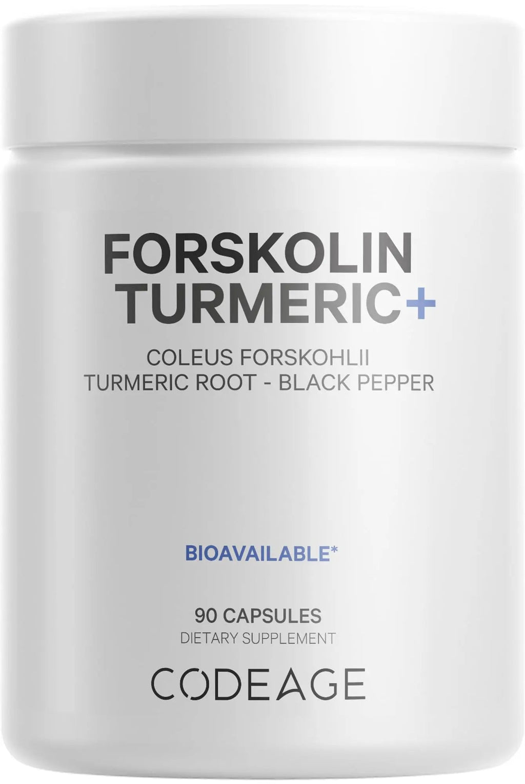 Codeage Forskolin, Pure Forskolin Coleus + Organic Turmeric Root Powder, 95% Curcumins Codeage Au supplements